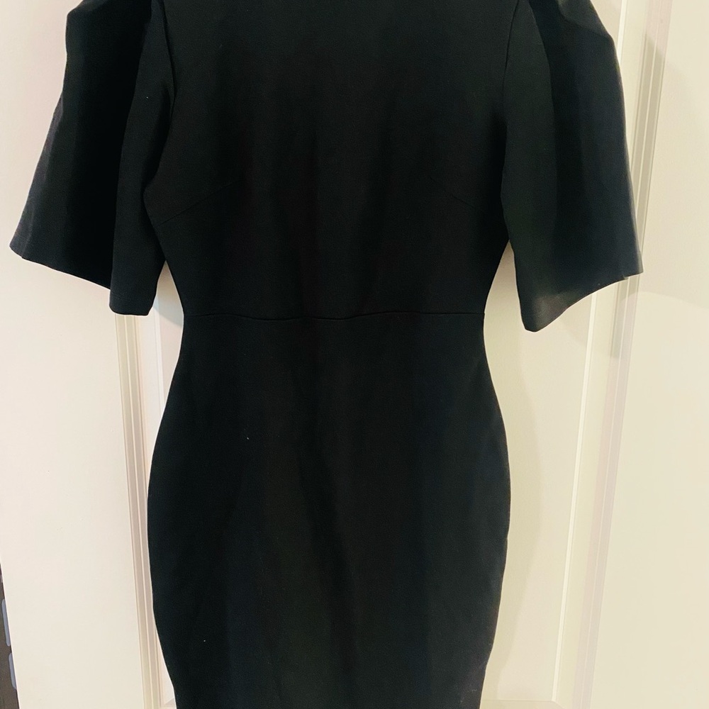 Rachel Parcell Black Cold Shoulder Bodycon Dress